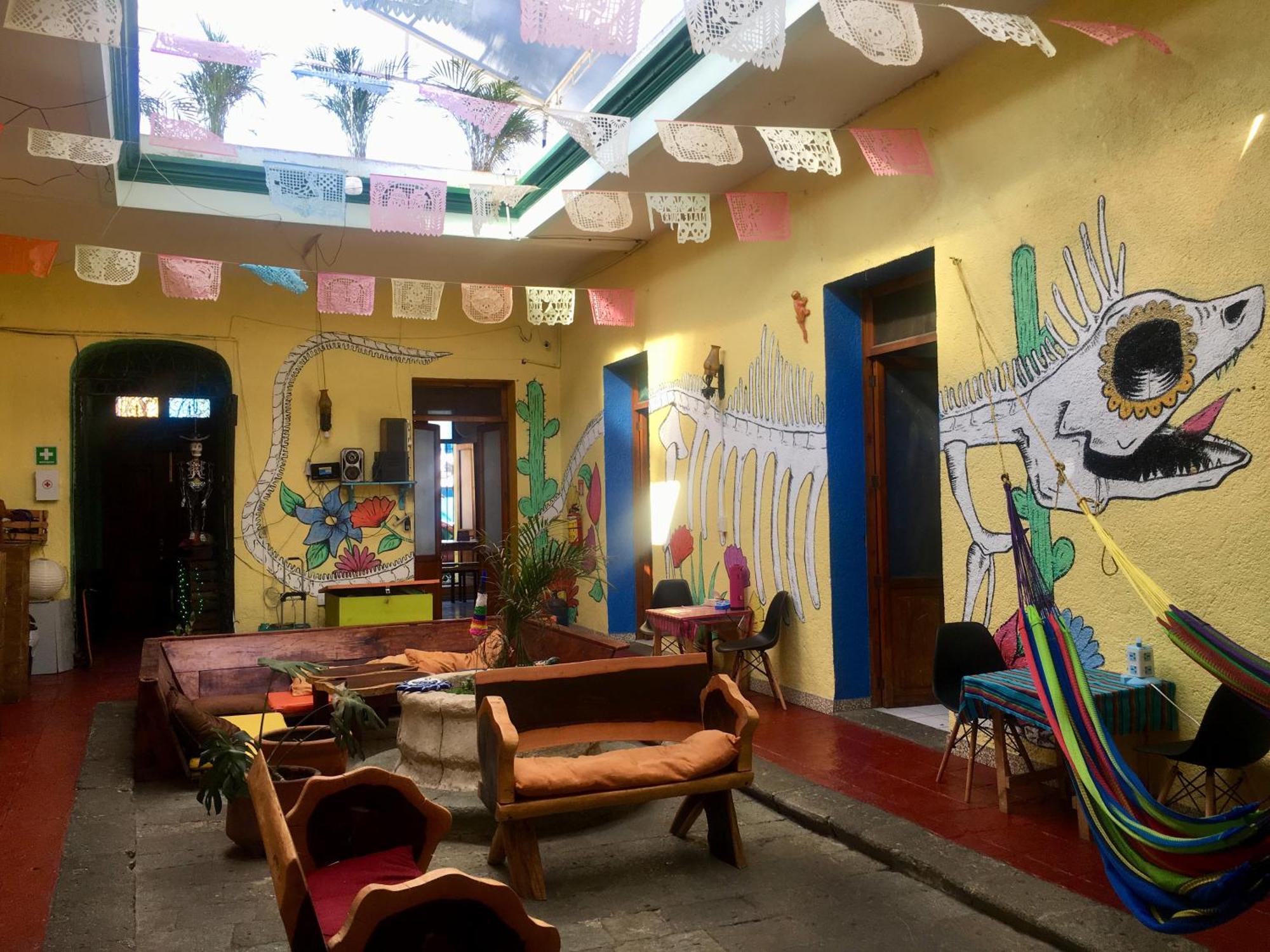 Iguana Hostel Oaxaca المظهر الخارجي الصورة